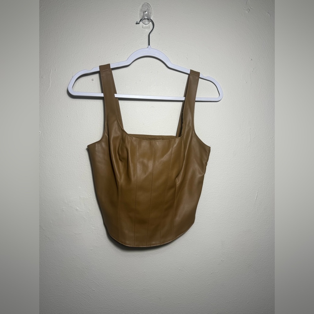 Abercrombie & Fitch Corset Scoop-neck Top Medium